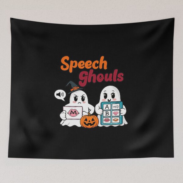 Item preview, Speech Ghouls – Halloween Speech Therapy SLP Ghost Teacher designed and sold by Printed Mistakes.
