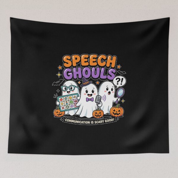 Item preview, Speech Ghouls – Halloween Speech Therapy SLP Ghost Teacher designed and sold by Printed Mistakes.