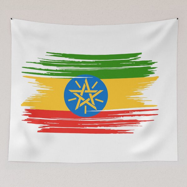 Item preview, Distressed Ethiopia Flag ET designed and sold by shitpostee.