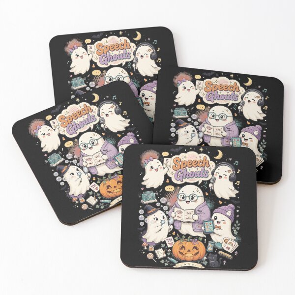 Item preview, Speech Ghouls – Halloween Speech Therapy SLP Ghost Teacher designed and sold by Printed Mistakes.