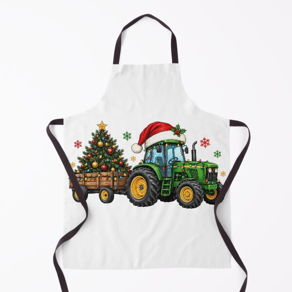 Item preview, Tractor agrícola tirando de un árbol de Navidad designed and sold by andre-hollow.