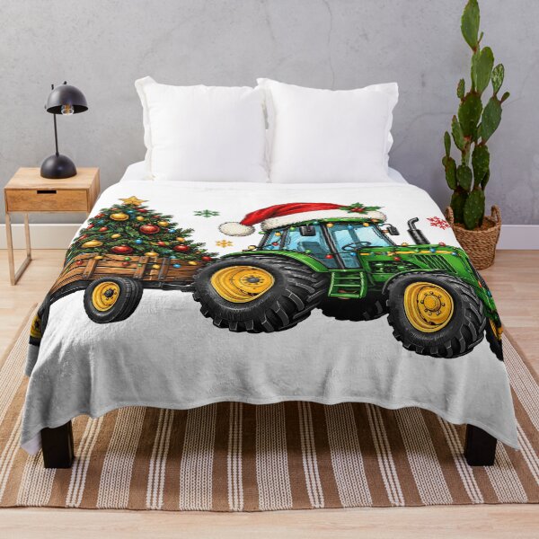 Item preview, Farm Tractor Pulling a Christmas Tree designed and sold by andre-hollow.