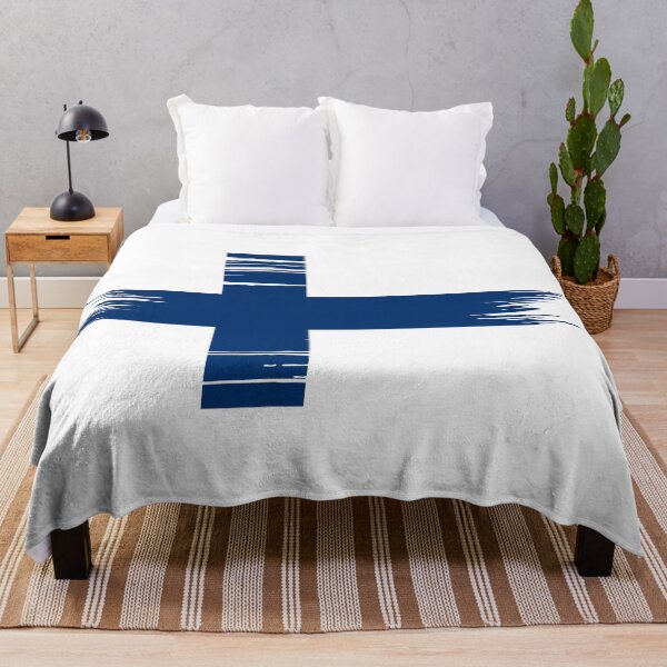 Item preview, Distressed Finland Flag FI designed and sold by shitpostee.