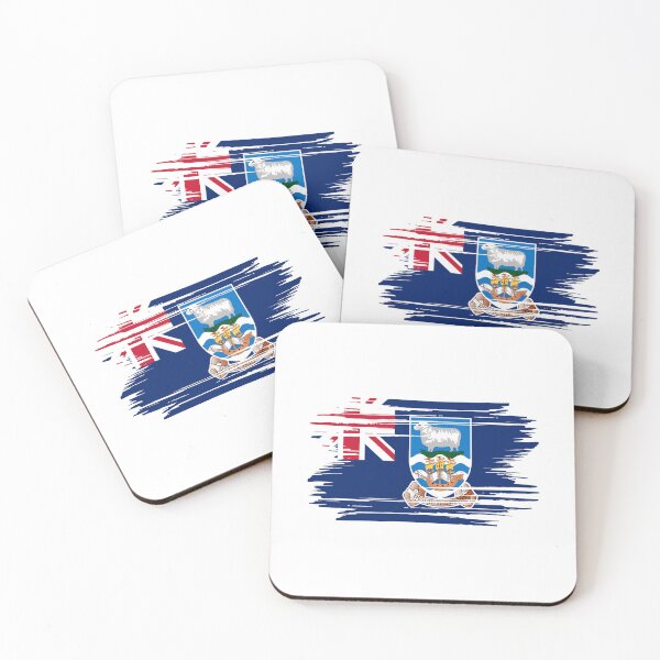 Item preview, Distressed Falkland Islands Flag FK designed and sold by shitpostee.