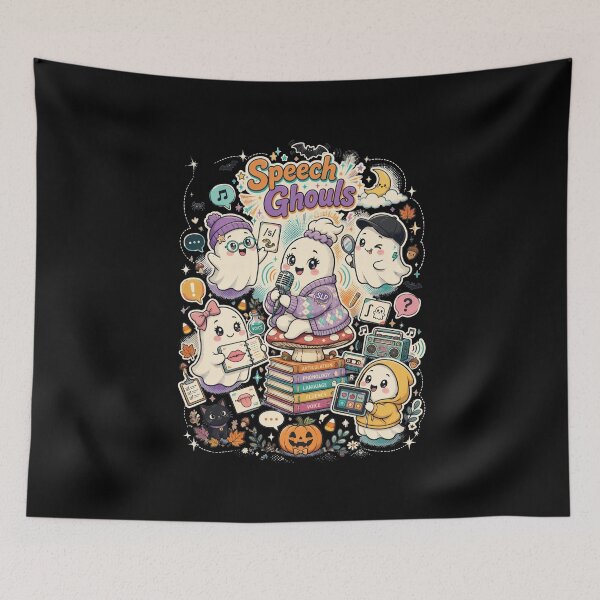 Item preview, Speech Ghouls – Halloween Speech Therapy SLP Ghost Teacher designed and sold by Printed Mistakes.