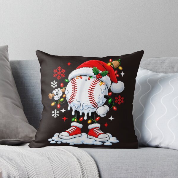 Item preview, Christmas Baseball Santa Hat Funny Baseball Player Lights designed and sold by mari-kayden.