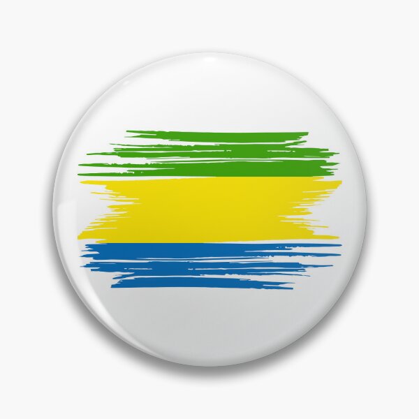 Item preview, Distressed Gabon Flag GA designed and sold by shitpostee.