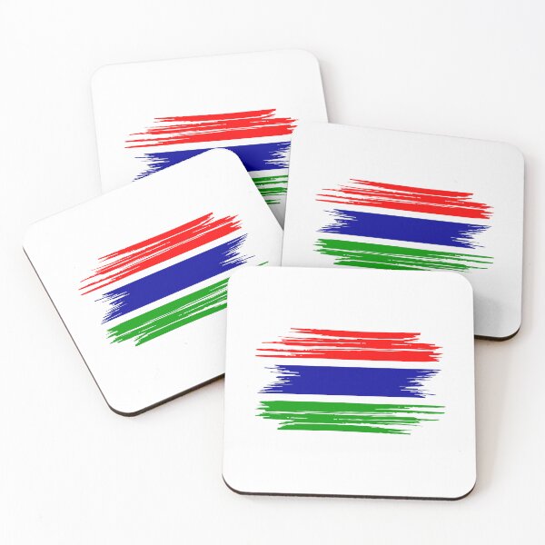 Item preview, Distressed Gambia Flag GM designed and sold by shitpostee.