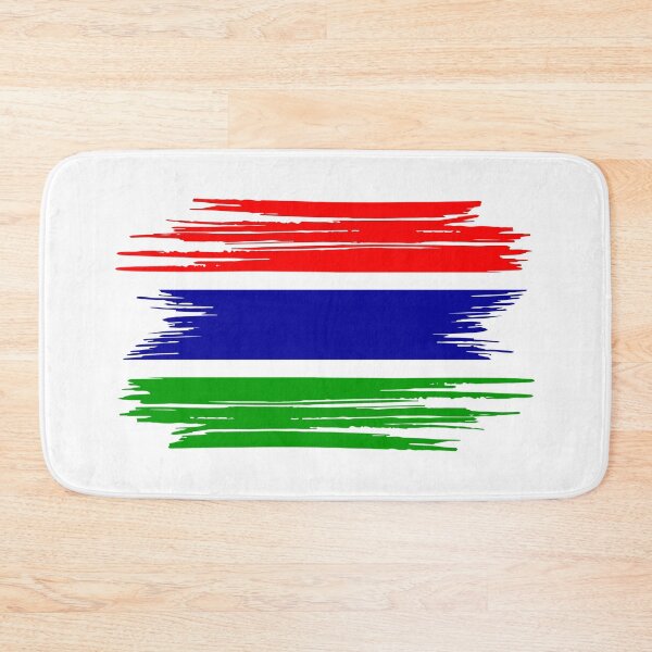 Item preview, Distressed Gambia Flag GM designed and sold by shitpostee.