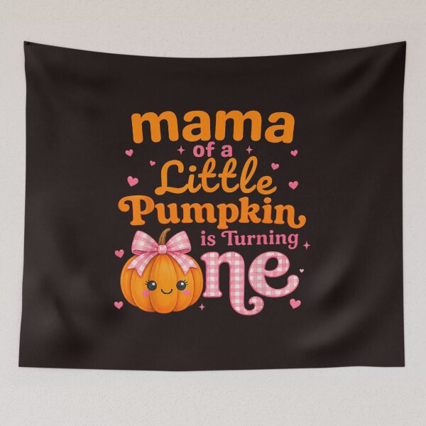 Item preview, Mama of a Little Pumpkin is Turning One 1st Birthday Girl designed and sold by mari-kayden.