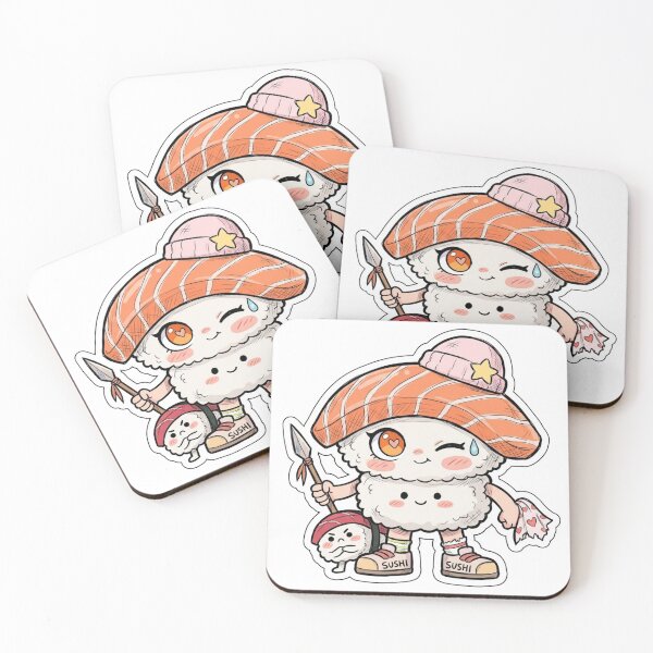 Item preview, Sushi Cute Trending Sticker designed and sold by ErdinaStudio.