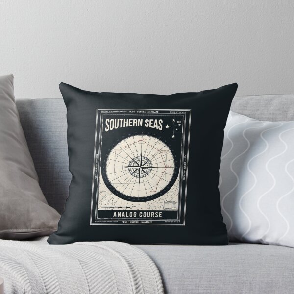 Item preview, Southern Seas Analog Course Nautical Cartography designed and sold by SplashTastic.