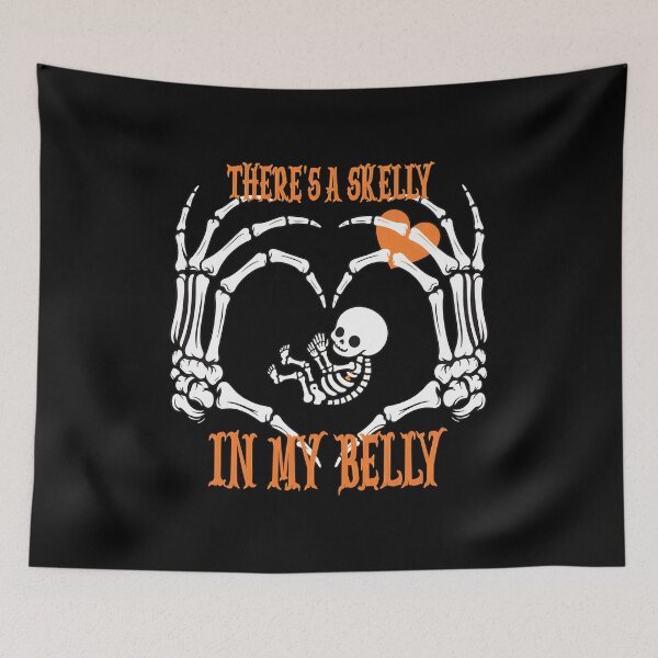 Item preview, Skeleton Baby Pregnancy Halloween Love Heart designed and sold by SoyLamderma.