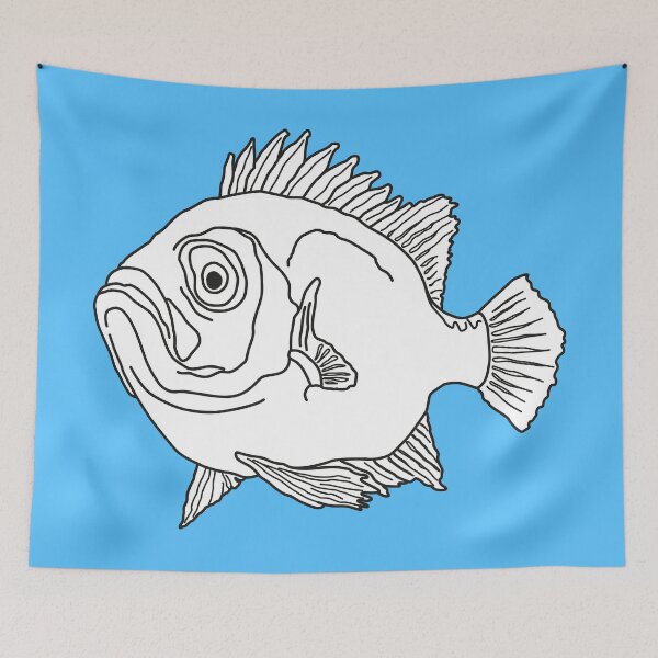 Item preview, Fish perch ocean sea water aquarium fishing designed and sold by Helen-Storm.
