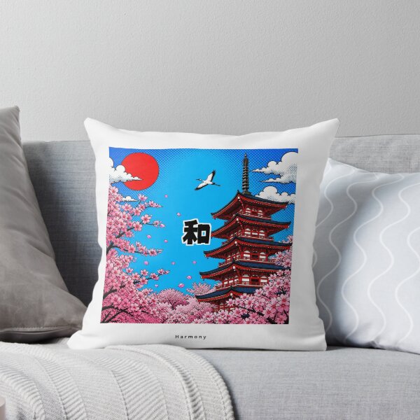 Item preview, Wa - Harmony | Pop Art Pagoda | Japanese Design designed and sold by JapanMemoir.
