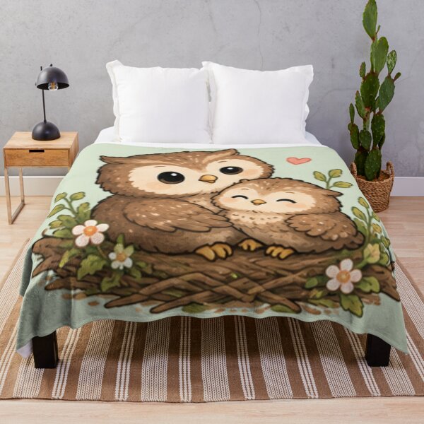 Item preview, Cute Mumma and Baby Owl designed and sold by MellowMunchkins.