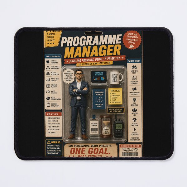 Item preview, Programme Manager – Funny Management Action Figure designed and sold by Eng-Art.