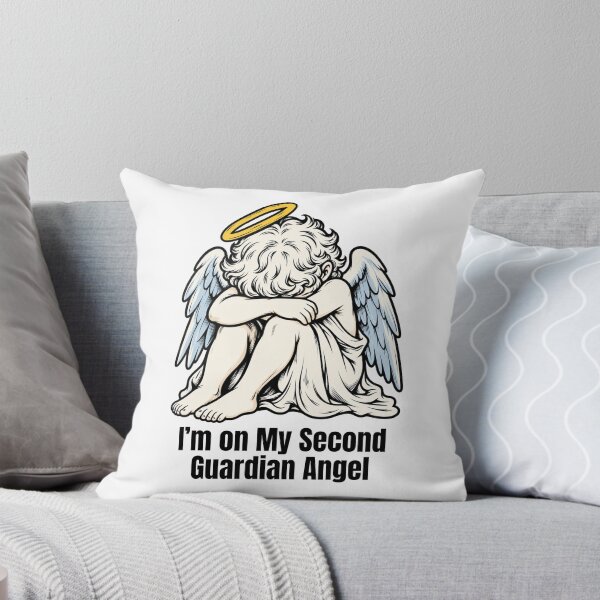 Item preview, I’m On My Second Guardian Angel Weary Angel designed and sold by GibasVisuals.