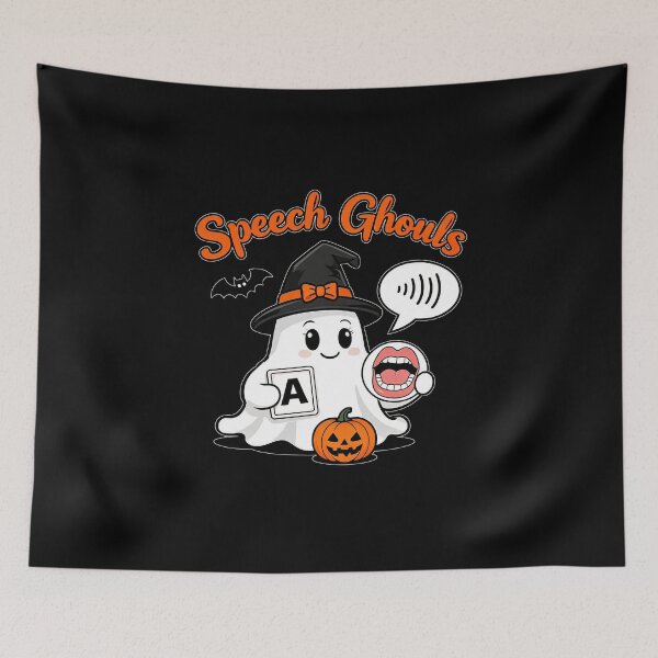 Item preview, Speech Ghouls – Halloween Speech Therapy SLP Ghost Teacher designed and sold by Printed Mistakes.
