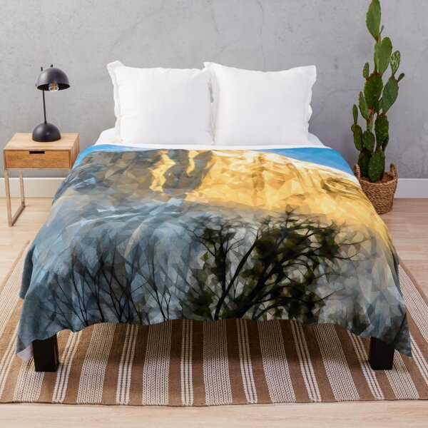 Item preview, Geometric Low Poly El Capitan in Yosemite designed and sold by Vicky Brago-Mitchell®.