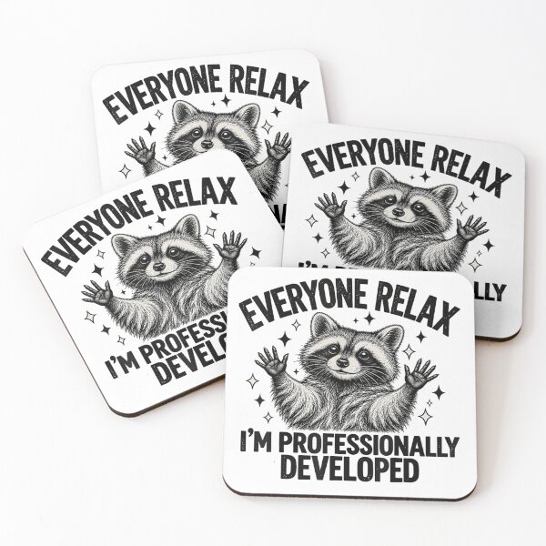 Item preview, Everyone Relax I'm Professionally Developed Funny Raccoon designed and sold by mari-kayden.