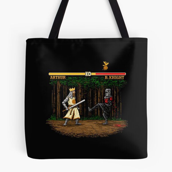 Item preview, Montyss Pythonss Kingss Arthurss vs Blackss Knightss Pixel Art designed and sold by TheTouchArt.
