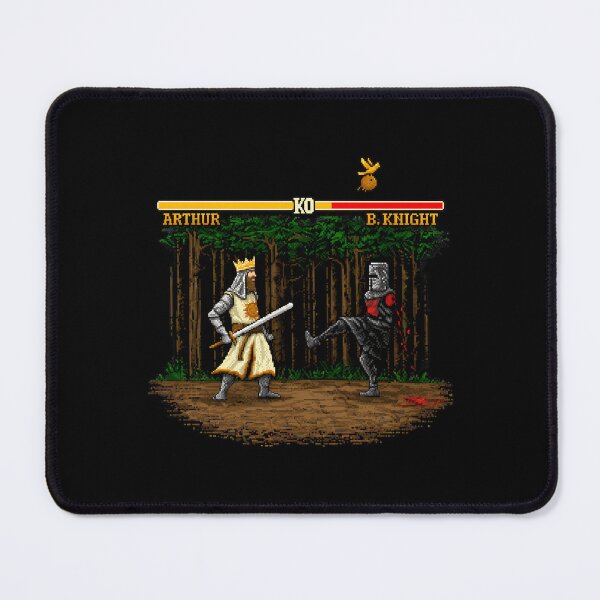 Item preview, Montyss Pythonss Kingss Arthurss vs Blackss Knightss Pixel Art designed and sold by TheTouchArt.