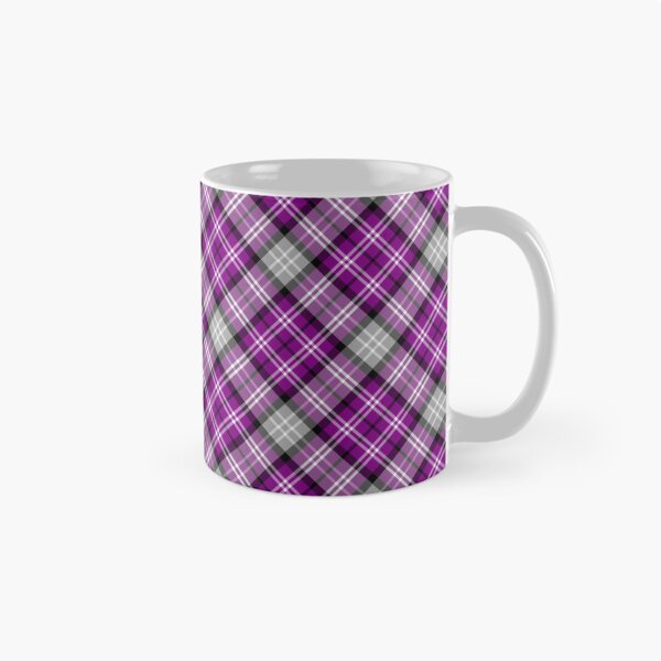 Item preview, Asexual Pride Purple Grey Black and White Diagonal Tartan Plaid Pattern designed and sold by The-Repository.