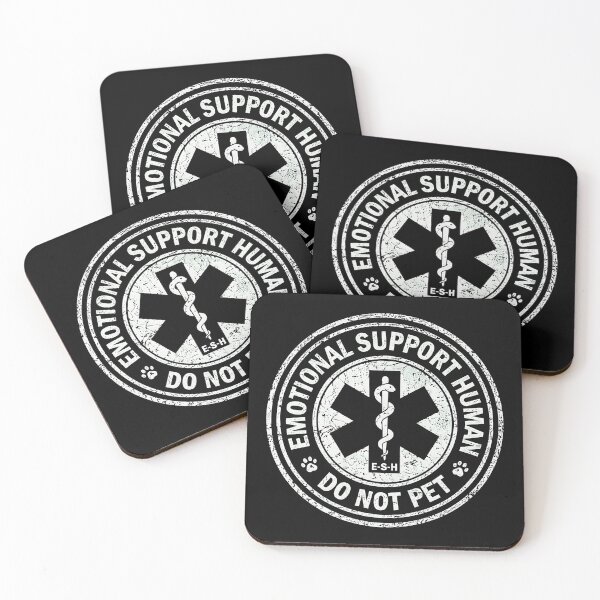 Item preview, Emotionalss Supportss Humanss Doss Nots Petss Emblem designed and sold by TheTouchArt.