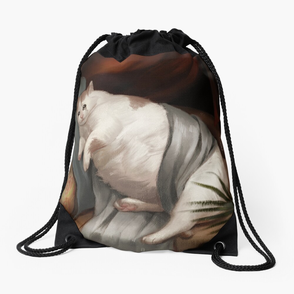 Crying in Renaissance Drawstring Bag