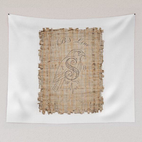 Item preview, ABS Line Falcon Papyrus Ancient Egyptian Brand Logo designed and sold by Ahmadhamroush.
