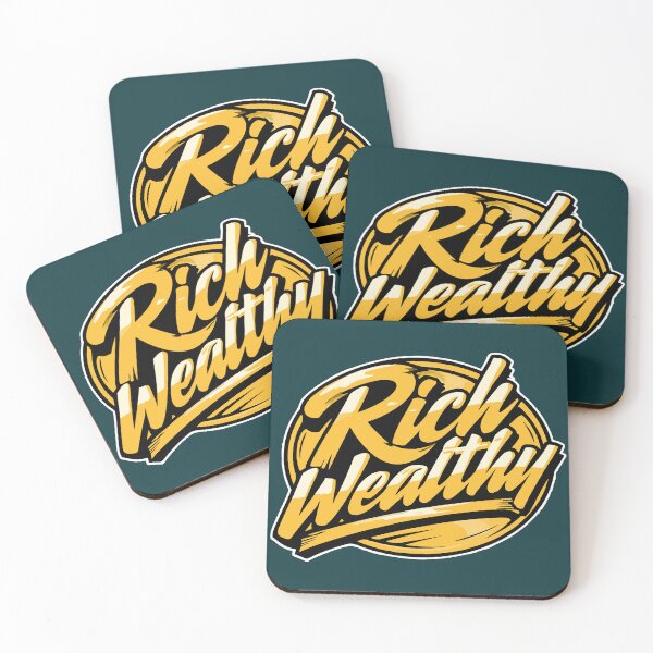 Item preview, Rich Wealthy Bold Gold Text Style Design designed and sold by RichardRags.
