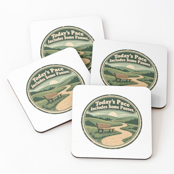 Item preview, Today's Pace Includes Some Pauses Vintage Hiking Rest Humor designed and sold by ThreadQuirk.