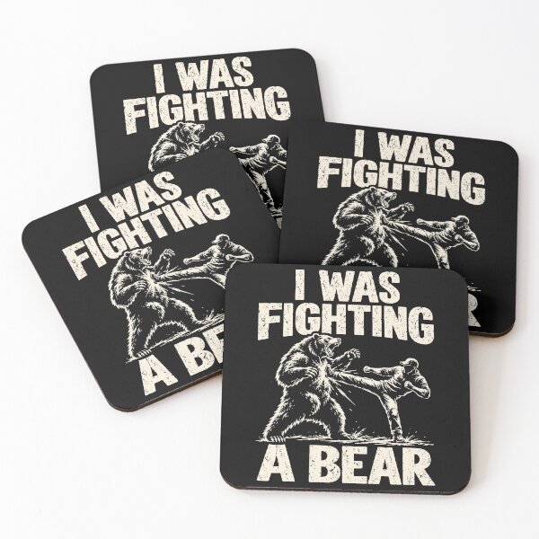 Item preview, I Was Fighting A Bear Funny Recovery Humor designed and sold by roni-harbor.