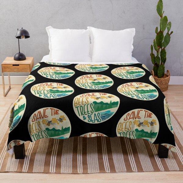 Item preview, Save The Bees Trees Seas designed and sold by barklshebia4.