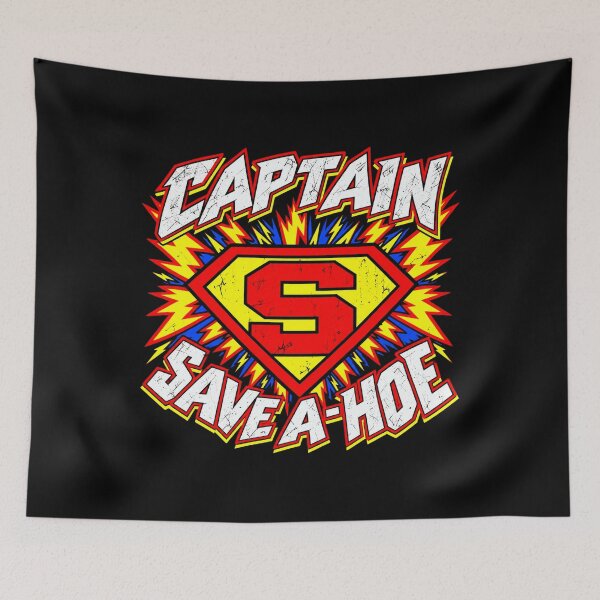 Item preview, Captain Save A Hoe Funny Comic Costume Halloween, Superhero Parody designed and sold by Hypothetik.