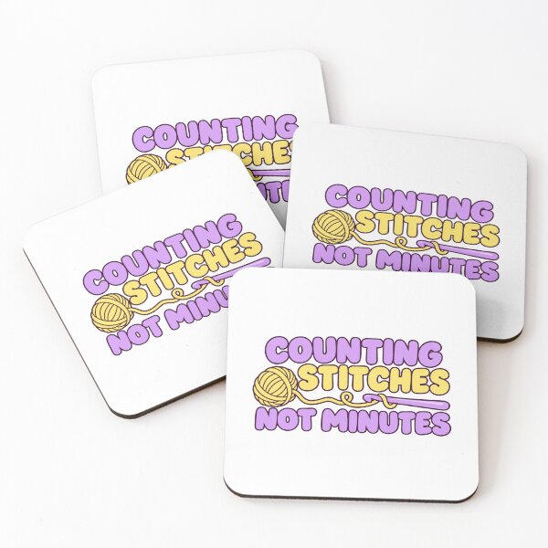 Item preview, Counting Stitches Not Minutes designed and sold by cybersilverhand.