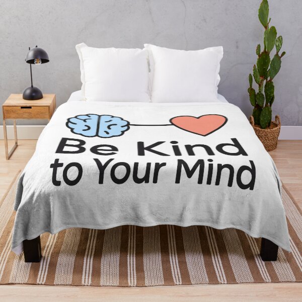 Item preview, Be Kind To Your Mind Brain Heart Connection Mindfulness designed and sold by ThreadQuirk.
