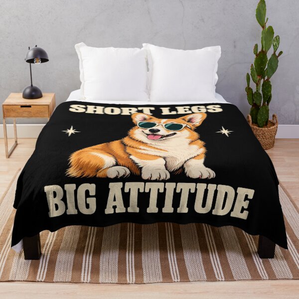 Item preview, Short Legs Big Attitude Funny Corgi Dog Lover designed and sold by roni-harbor.