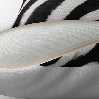 Alternate view of Zebra print Throw Pillow