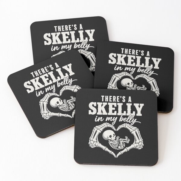 Item preview, Skelly In My Belly Skeleton Pregnancy Announcement designed and sold by SoyLamderma.