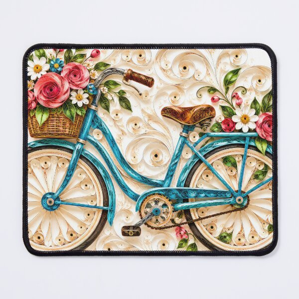 Item preview, Vintage Bike with Flowers designed and sold by Elisabeth Lucas.
