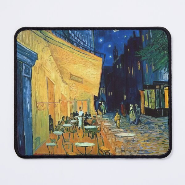 Item preview, cafe terrace at night designed and sold by infiny-designs.