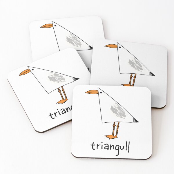Item preview, Triangull Triangle Seagull Bird Pun designed and sold by barklshebia4.