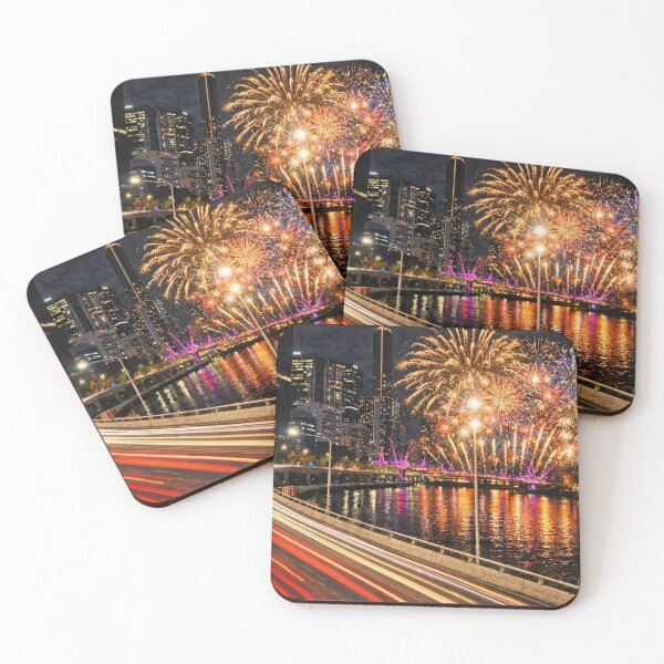 Item preview, Brisbane during the Riverfire Festival designed and sold by PhotosByG.