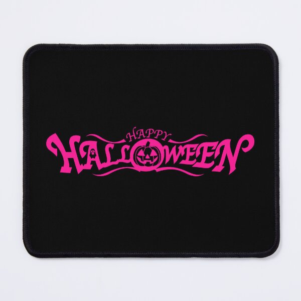 Item preview, Hot Pink Vintage Gothic Happy Halloween Lettering designed and sold by pattern-archive.