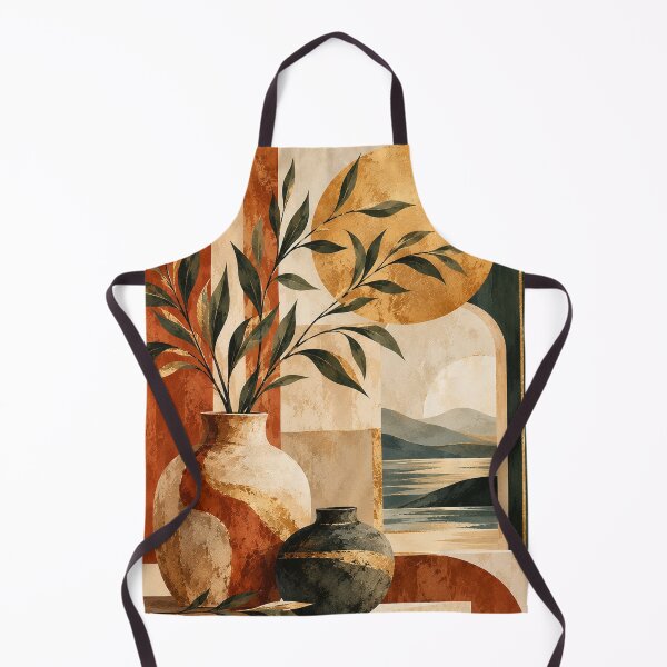 Item preview, Terracotta Botanical Still Life with Golden Sun designed and sold by Otaku-Addiction.