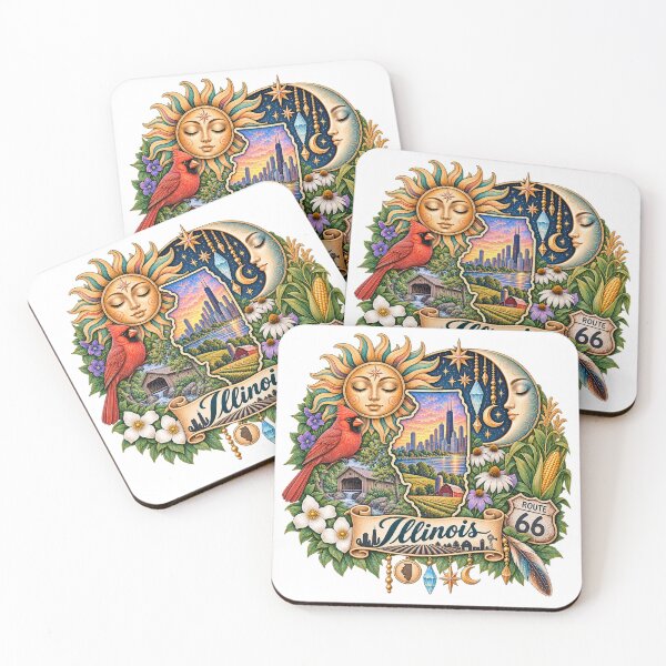 Item preview, Illinois Celestial Wonders designed and sold by Whimspired By Paxx.