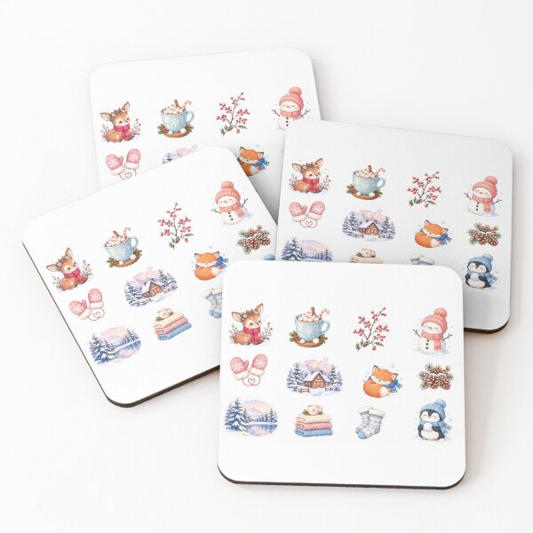 Item preview,  Cozy Watercolor Winter Holiday Magic Sticker Pack designed and sold by Rehnair.