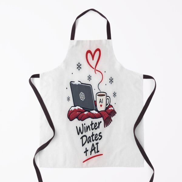 Item preview, Better Together AI Winter Romance – Cozy Snowy Date Night designed and sold by The Happiness Market .